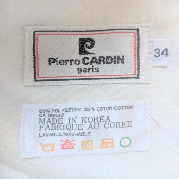 Men's Pleated Vintage Yellow Golf Pants - Picture 3 of 6